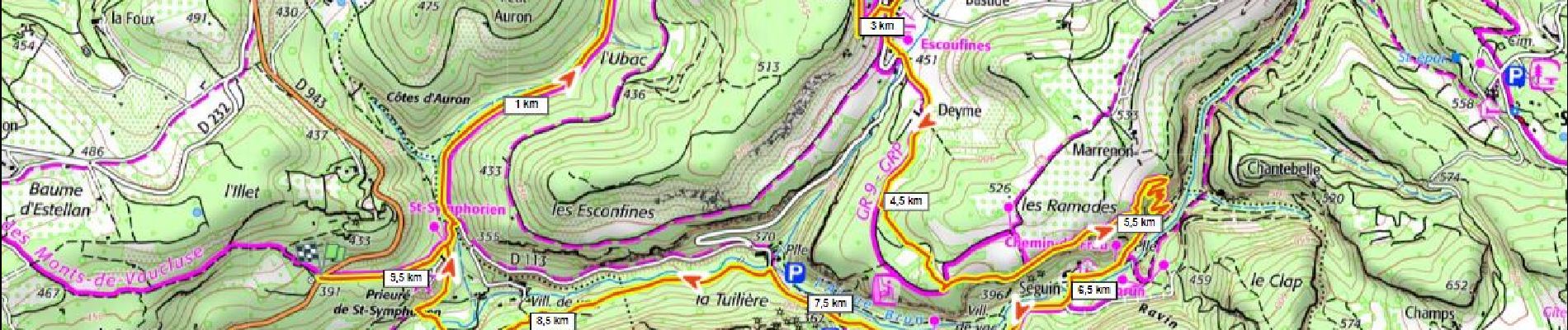 Trail Walking Bonnieux - Tour de Buoux 300m+ - Photo