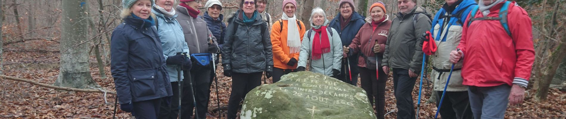 Trail Walking Fontainebleau - Belle-croix 27 janvier 2023  - Photo