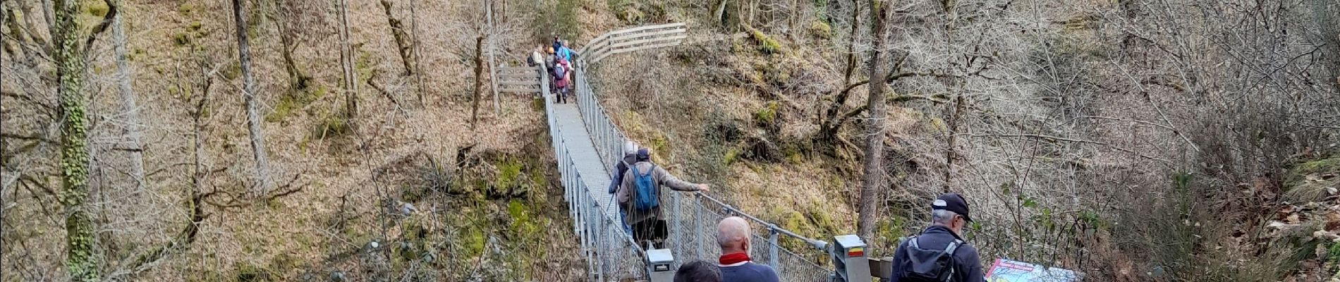 Trail Walking Lapleau - passerelle  1 - Photo