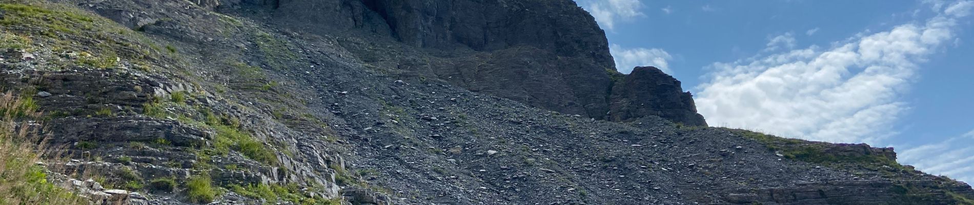 Tocht Stappen Passy - Refuge plate col du Coloney et grande platiere  - Photo