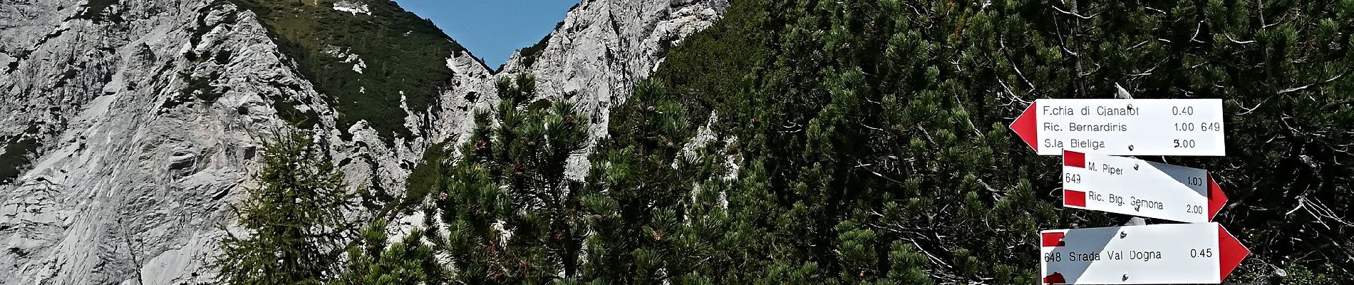 Tocht Te voet Dogna - Sentiero Battaglione Alpini Gemona - Photo