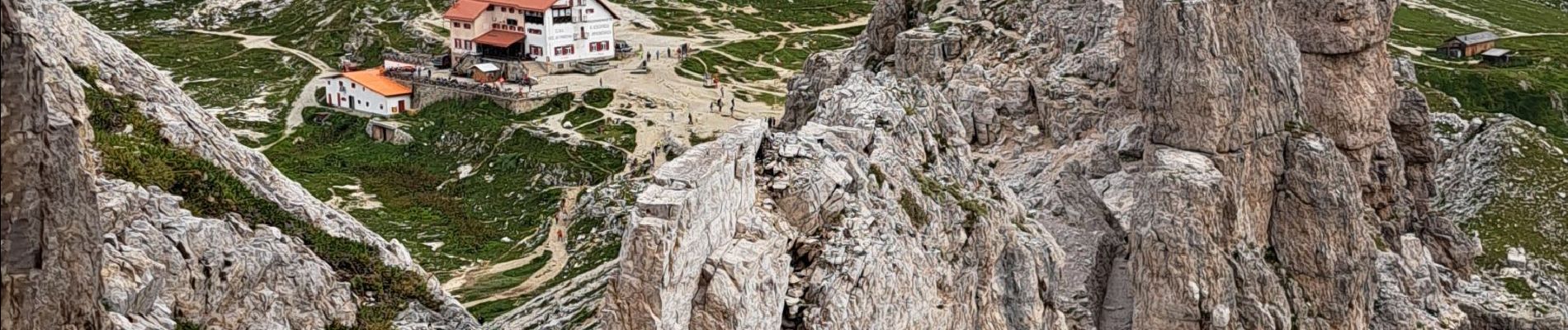 Tocht Stappen Sexten - Sesto - DOLOMITES 06 Tunnels - Photo