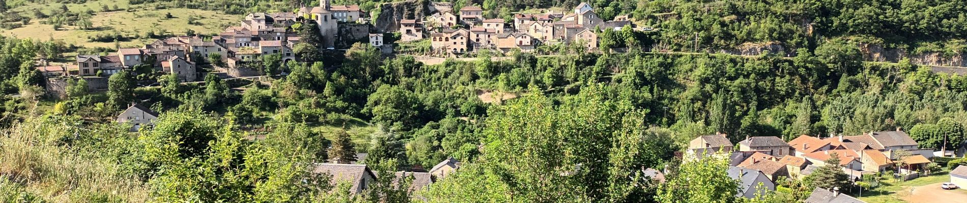 Tocht Stappen Le Rozier - Le Rozier-corniche Méjean-17-05-22 - Photo