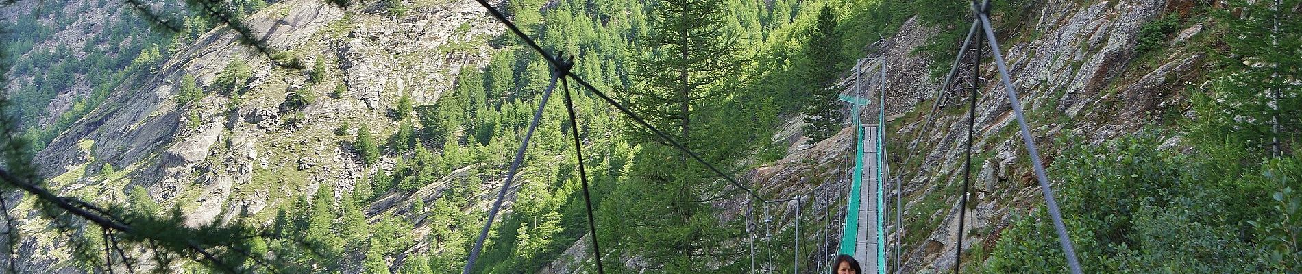 Tocht Te voet Saas-Almagell - Vie Storiche Monte Moro Saas Almagell - Photo