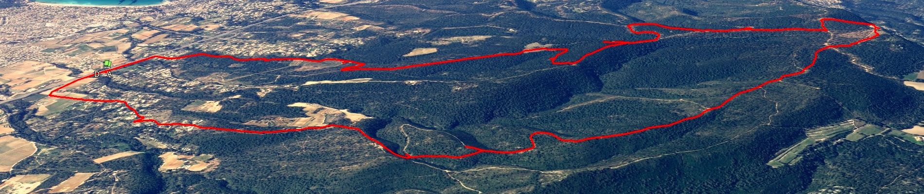 Tour Wandern La Cadière-d'Azur - La Peyguiere - Revers de Bocquié - Le télégraphe - La barbarie - Photo