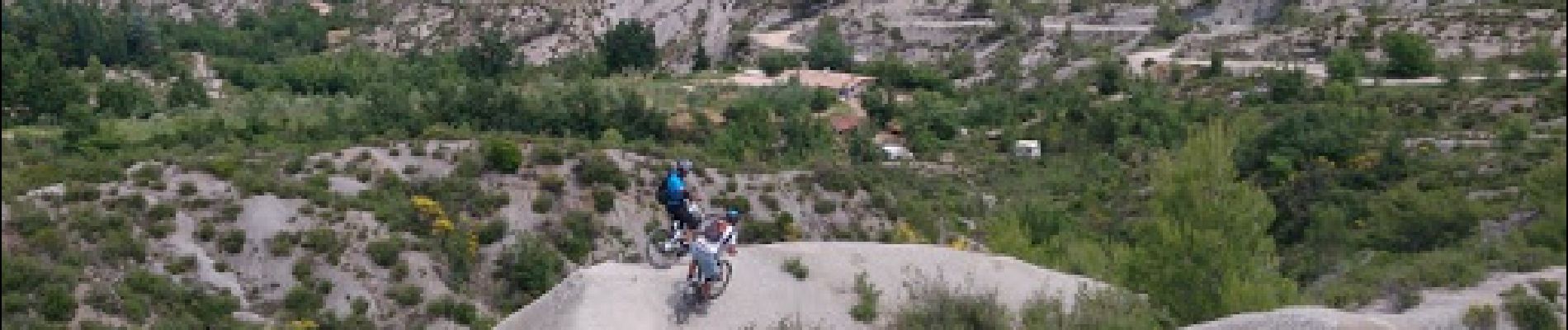 Tour Mountainbike L'Escarène - escarene->baisse de croix->savel->cime d'aurieras->plan de linea->escarene - Photo