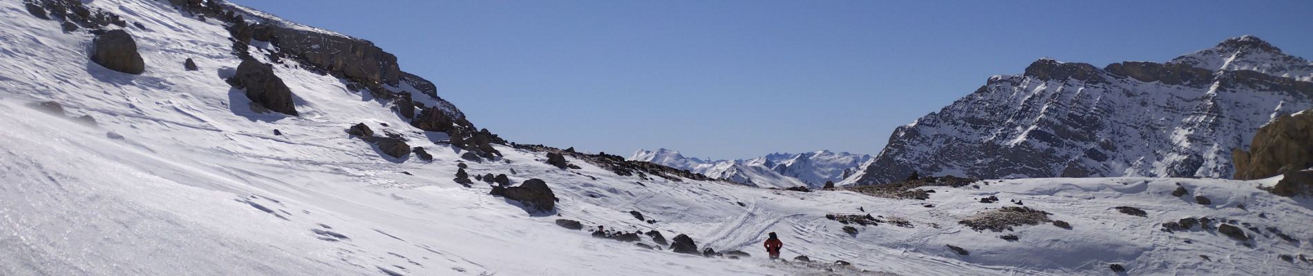 Percorso Sci alpinismo Saint-Paul-sur-Ubaye - tour du breck de Chambeyron  - Photo