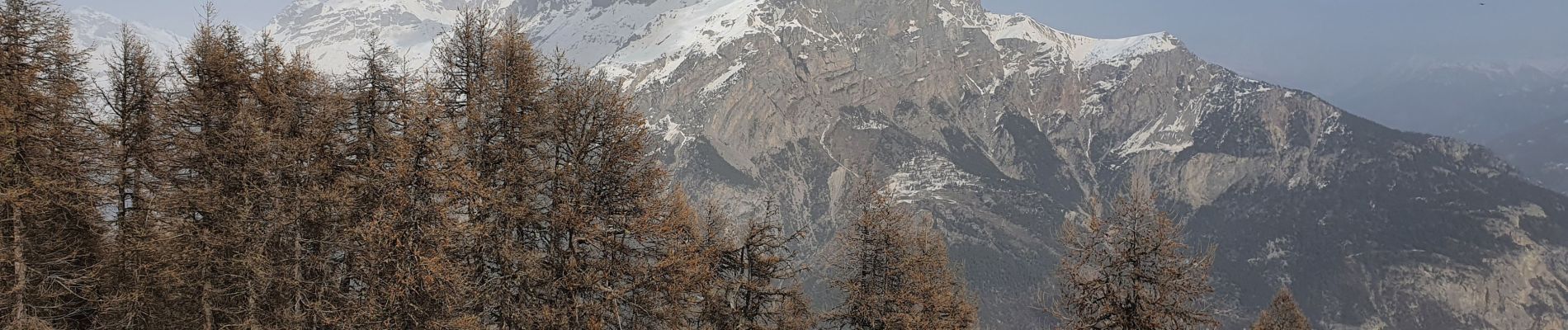 Tocht Sneeuwschoenen Puy-Saint-Vincent - la tête d'Oréac - Photo