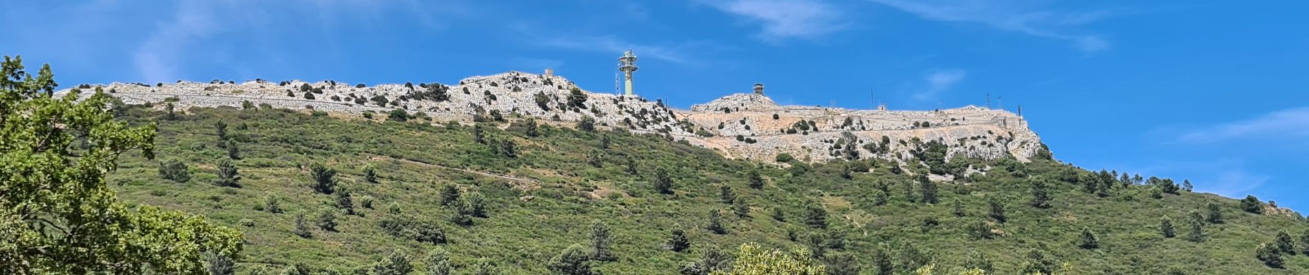 Randonnée Marche Évenos - Toulon Col du corps de garde Mont Caume - Photo