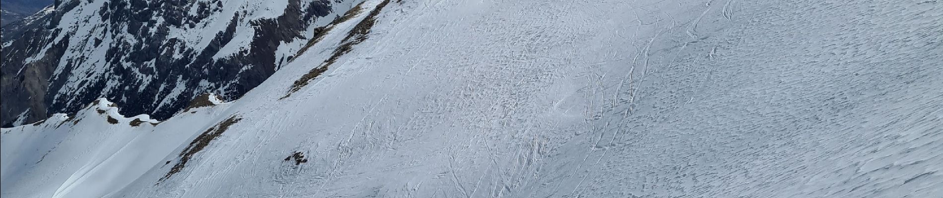 Tocht Ski randonnée Cervières - crête de Dormillouse Cerviere  - Photo