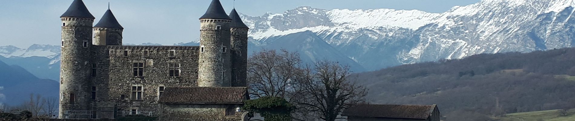 Randonnée Marche nordique Jarrie - Reconnaissance d'une MN au départ du Château de Bon Repos - Photo