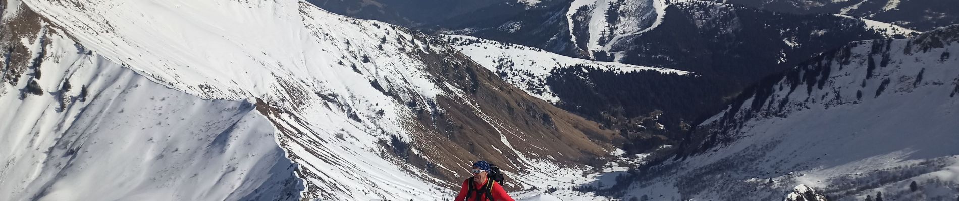 Trail Touring skiing Taninges - pointe de Chalune  - Photo