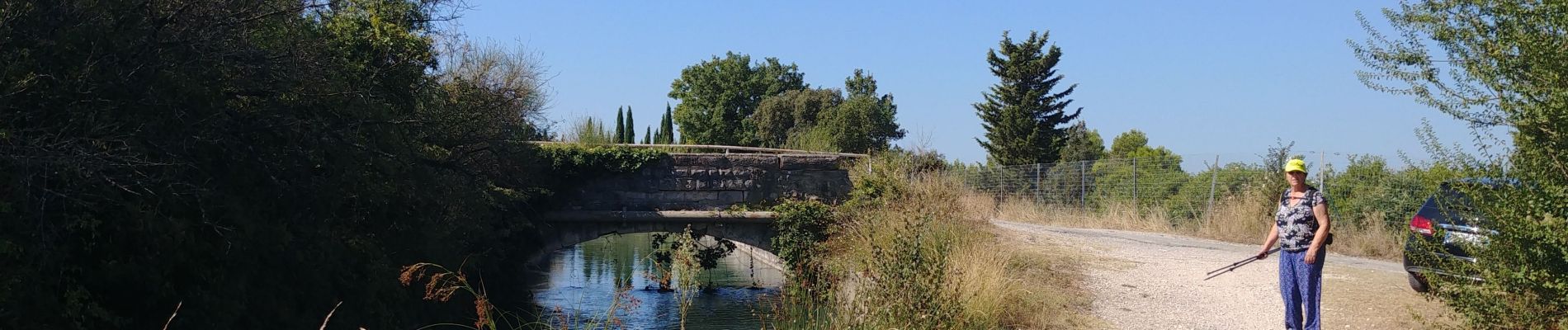 Randonnée Marche Pernes-les-Fontaines - canal de carpentras - Photo