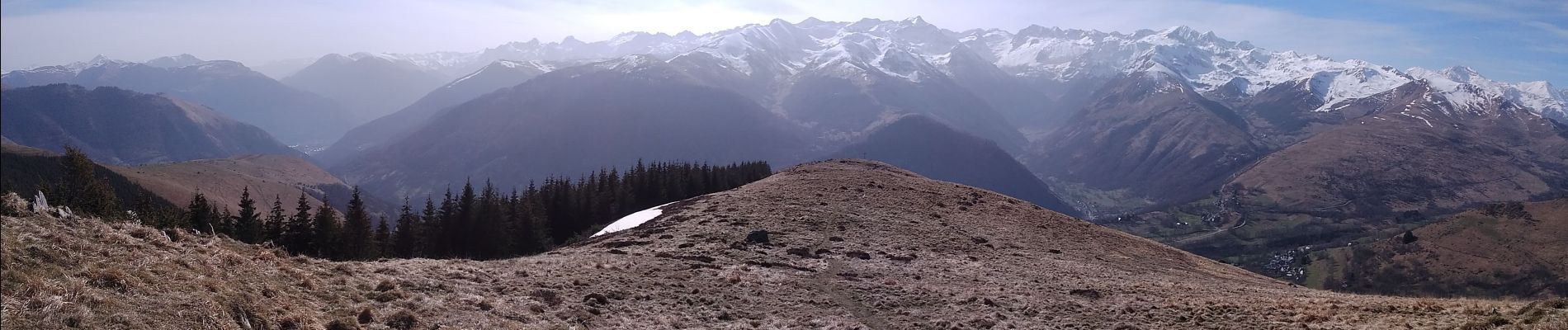 Trail Walking Benque-Dessous-et-Dessus - 2021 - 02 - 26  Benqué - montagne d'Espiau - croix de Garin - Cromlech (Luchonais) - Photo