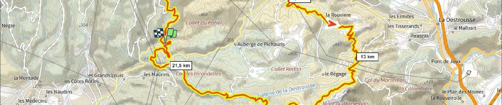 Randonnée V.T.T. Allauch - Tour de Pichauris D+780m - Photo