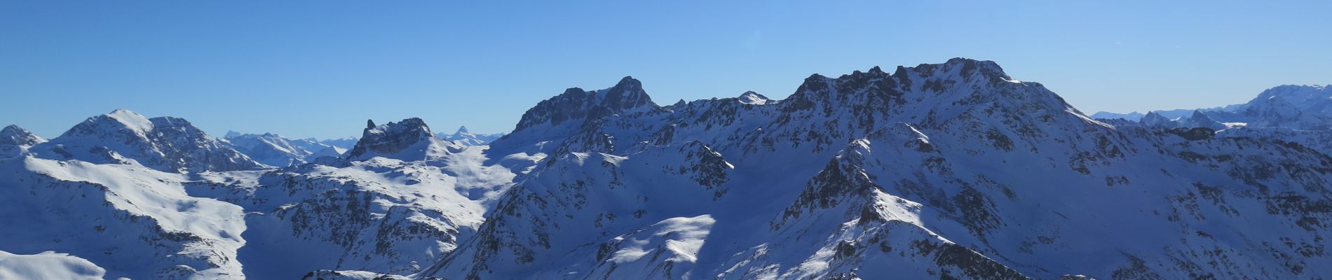 Tour Skiwanderen Valmeinier - Sandonière couloir Ouest - Photo