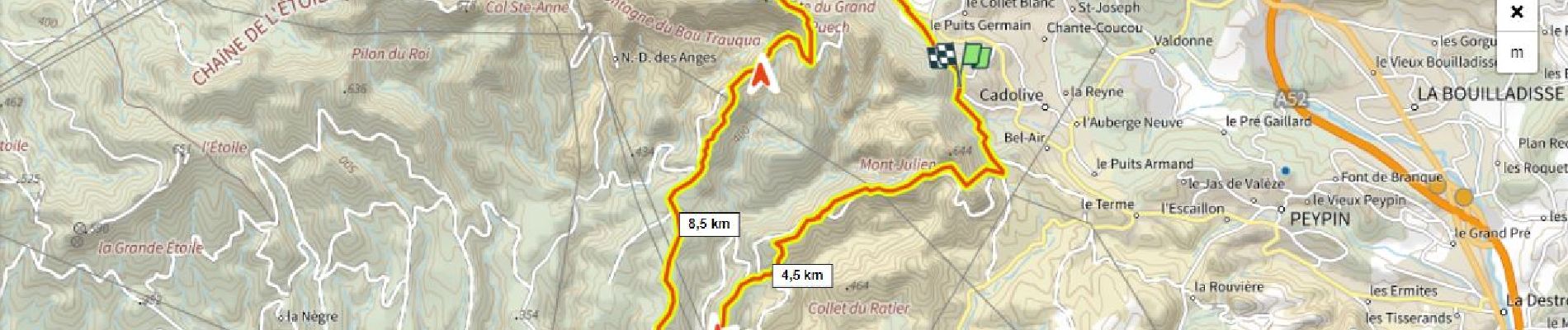 Excursión Bici de montaña Cadolive - Grand Puech par la Fève  D+870m - Photo