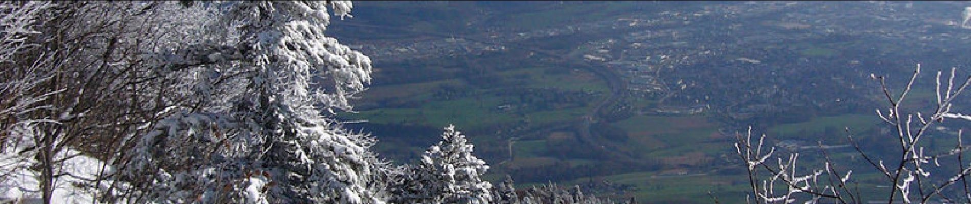 Trail Snowshoes Verthemex - Château Richard, depuis l'ancien stade de neige - Photo