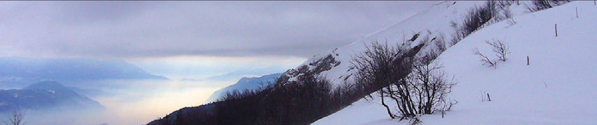 Randonnée Raquettes à neige Anglefort - La Croix du Colombier 1525m depuis Bezonne - Photo