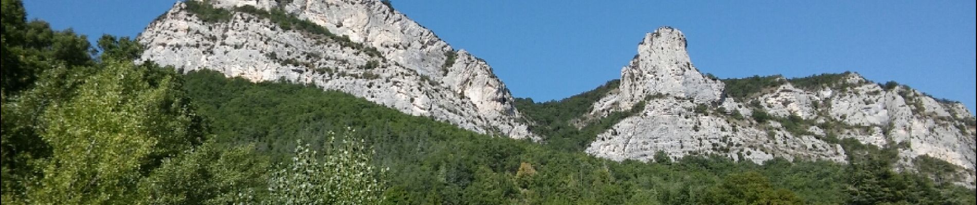 Randonnée Marche Saou - Roche colombe pas de lechelette - Photo