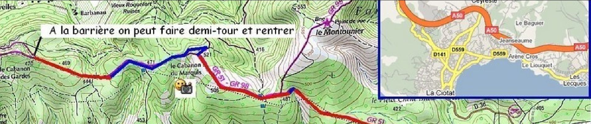 Randonnée Course à pied Roquefort-la-Bédoule - Cabanon du Marquis - La Bédoule - Photo