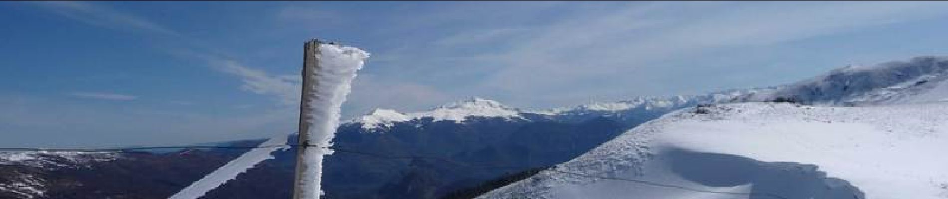 Tour Schneeschuhwandern Boussenac - Pic d'Estibat - Photo