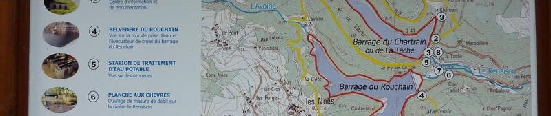 Randonnée Marche Renaison - Barrages de Renaison, Lavoine, Combegrand, La Tâche - Photo