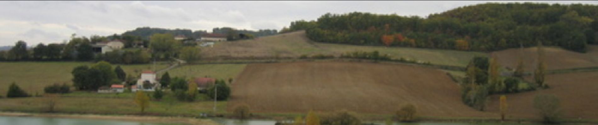 Trail Mountain bike Blaymont - Blaymont, avec le pech de Beauville en point de mire - Pays de l'Agenais - Photo