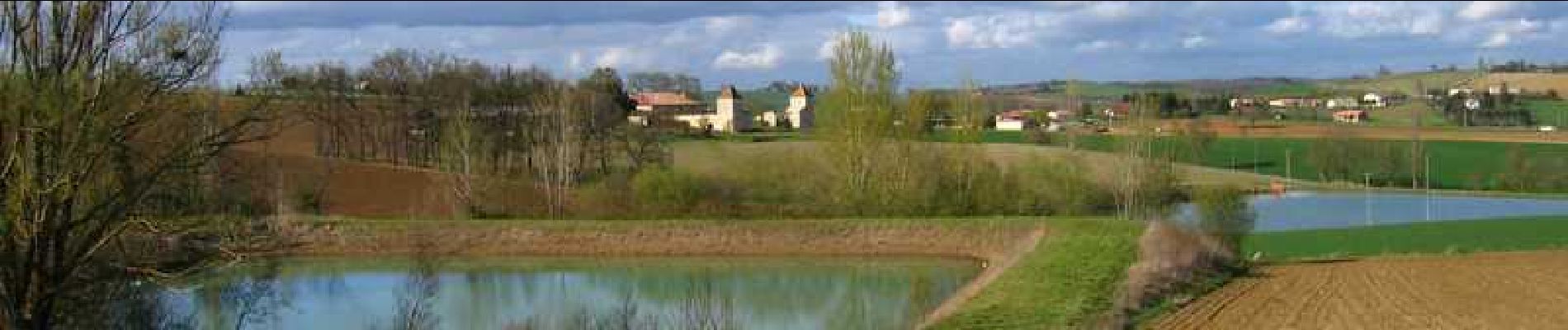 Trail Mountain bike Marmont-Pachas - Marmont-Pachas, sur le chemin des pélerins de St-Jacques - Pays de l'Agenais - Photo