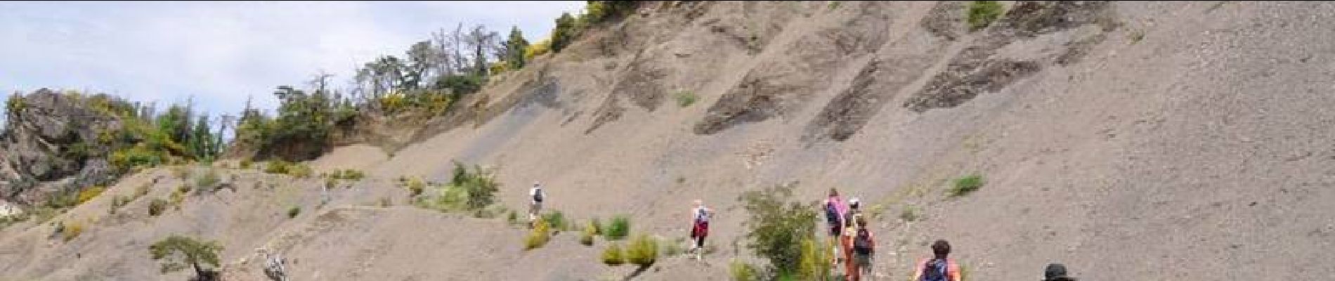 Trail Walking Faucon-du-Caire - Le ravin de la Piche et son Rocher-qui-Parle - Faucon du Caire - Photo