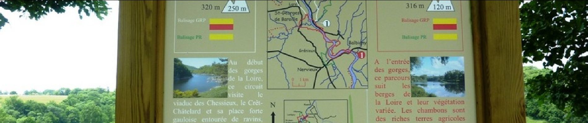 Tocht Stappen Balbigny - Autour des Gorges de la Loire - GR de Pays N° 4 : Le Viaduc des Chessieux - Les Chessieux - Photo