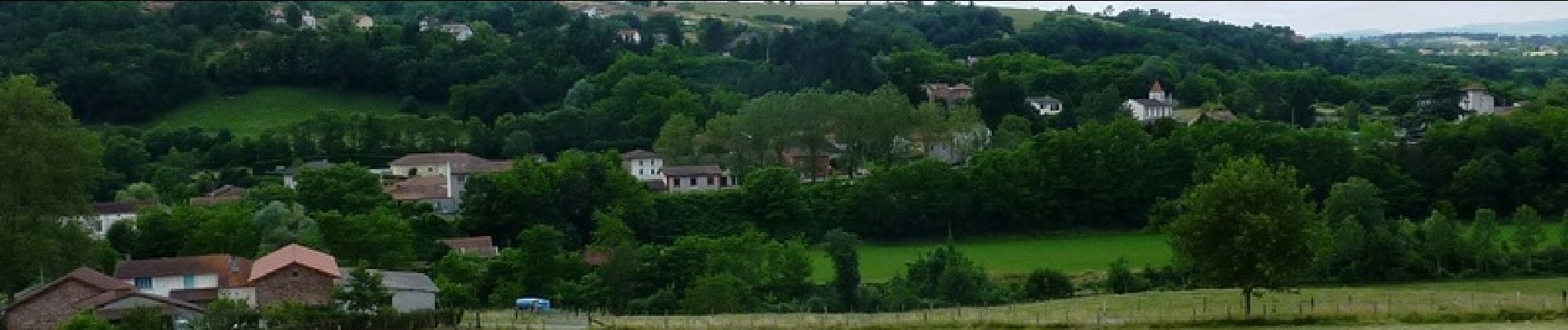 Excursión Bici de montaña Saint-Cyr-de-Favières - Découverte des villages de caractère à VTT - L''Hôpital-sur-Rhins - Photo
