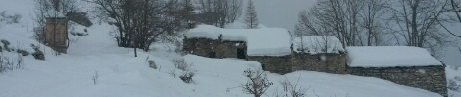 Randonnée Raquettes à neige Acceglio - lausetto maira  - Photo