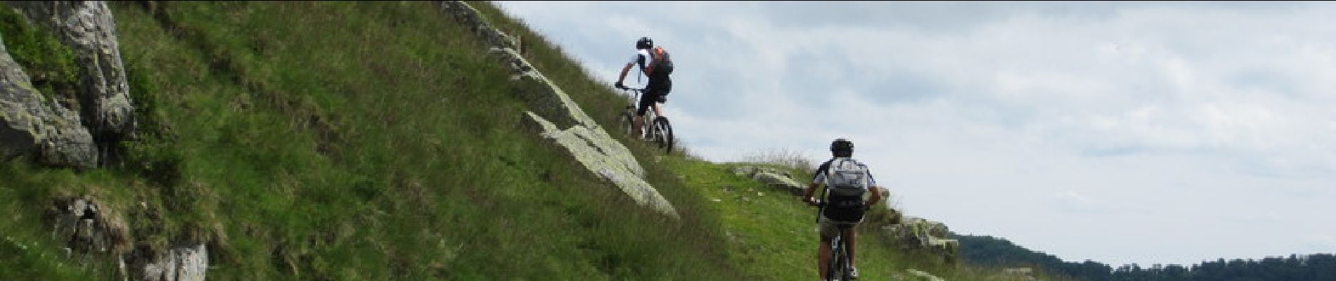 Percorso Mountainbike Banca - Le Sentier des Contrebandiers en VTT - De Espila à Urepel  - Photo