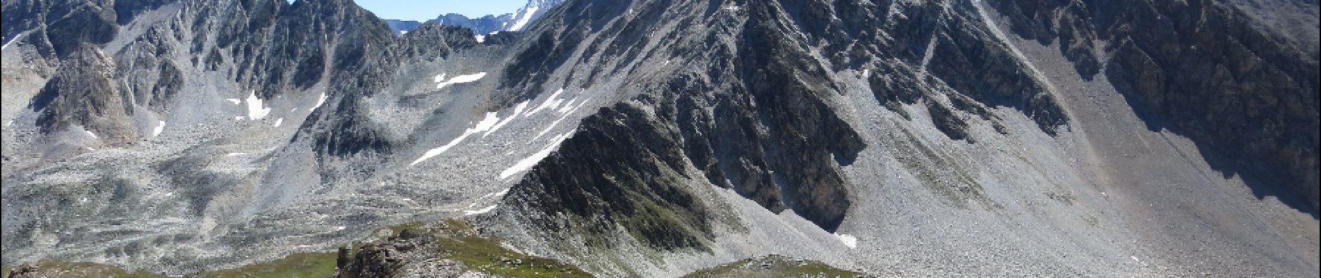 POI Tignes - talus sous le couloir - Photo