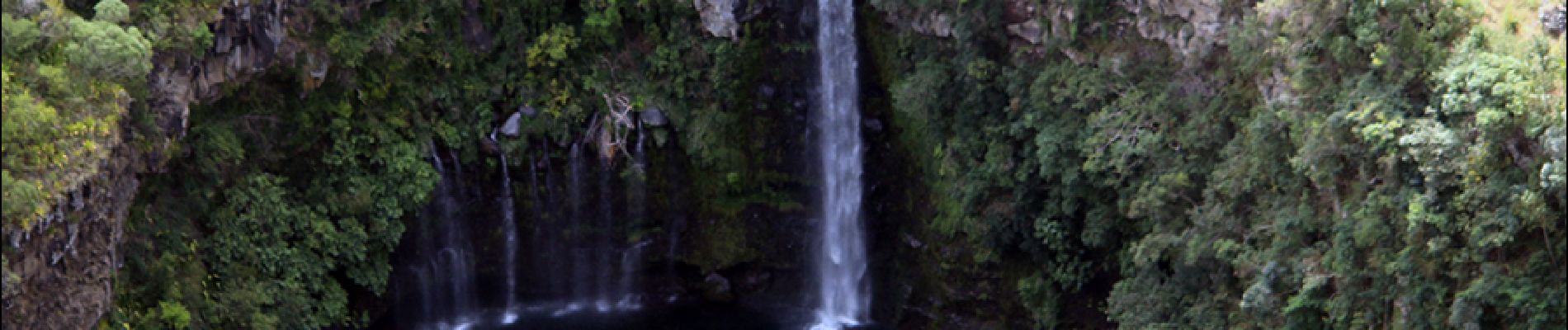 Punto di interesse Le Tampon - Vue du Voile de la Mariée du Belvédère de Bois Court - Photo