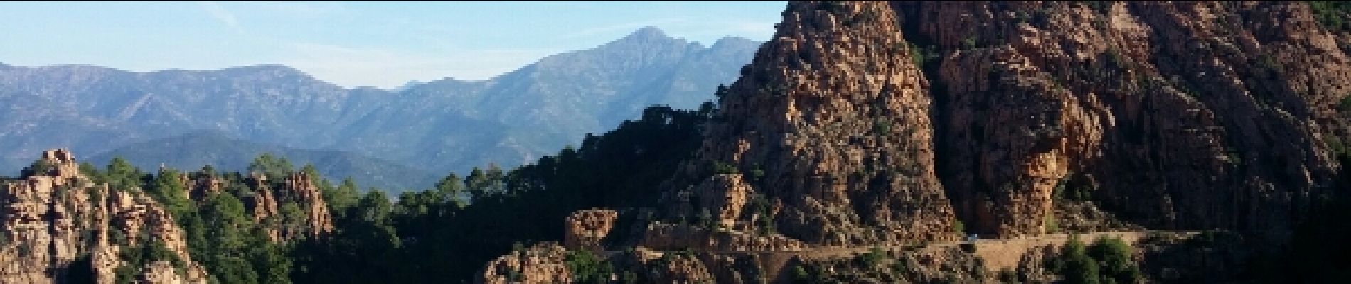 Randonnée Vélo Ota - Aller retour porto piana - Photo