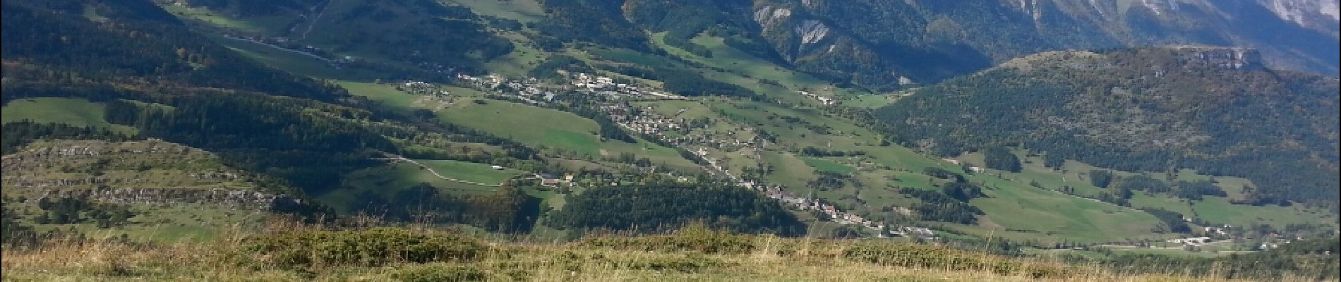 Tocht Stappen Gresse-en-Vercors - gresse en vercors- le serpaton en balcon - Photo