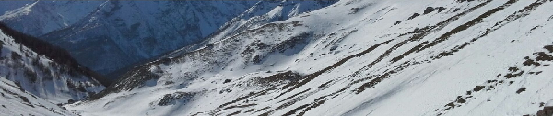 Percorso Racchette da neve Le Monêtier-les-Bains - Au dessus de l'Alpe du Lauzet - Photo