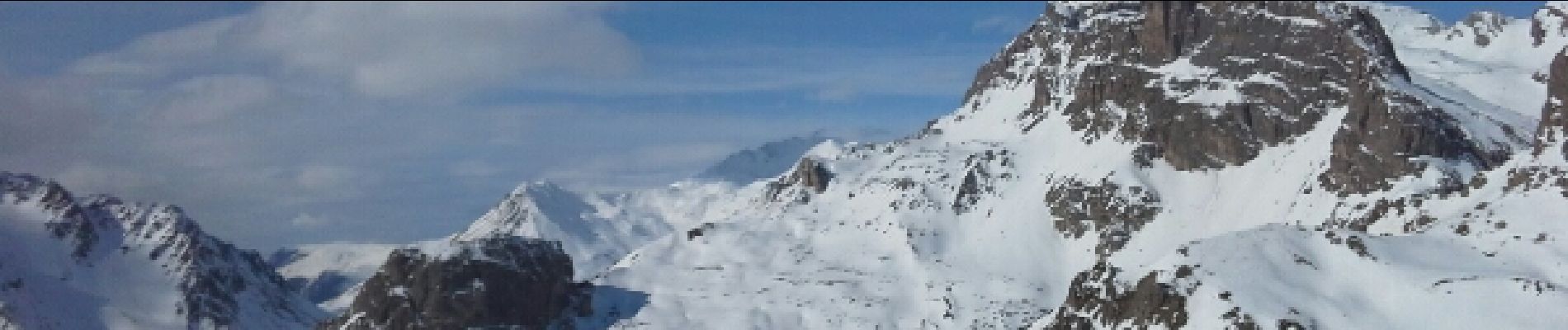 Trail Snowshoes Le Monêtier-les-Bains - Col de l'Aiguillette - Photo