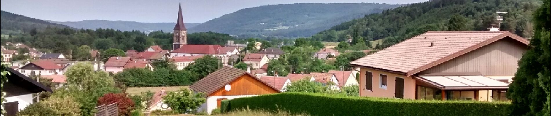 Punto di interesse Vecoux - Vue sur Vecoux depuis la Vierge - Photo