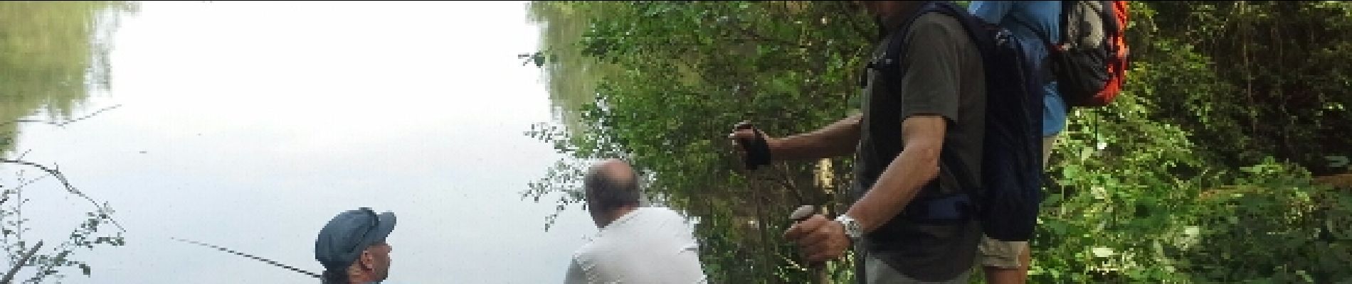 POI Poigny-la-Forêt - Pècheurs à l'étang du roi - Photo