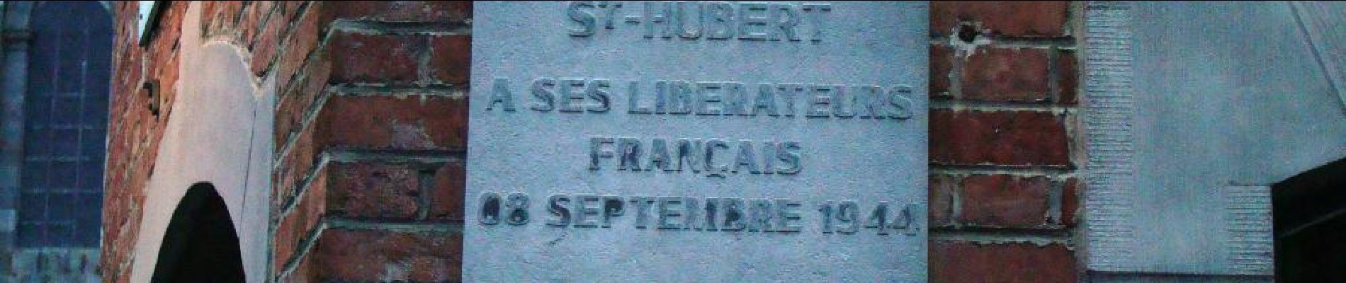 Point of interest Saint-Hubert - 5. Plaque de la Libération en septembre par les Français  - Photo