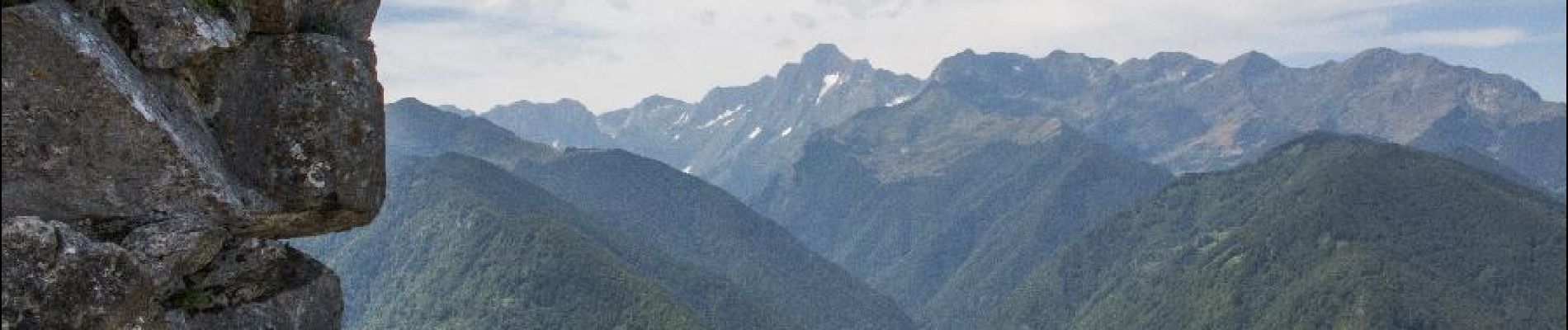Point d'intérêt Ustou - Vue du Mont valier - Photo