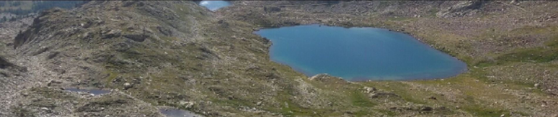 Tocht Stappen Isola - Tête Merciere-lacs de Terres Rouges-Baisse de Dru os.  - Photo