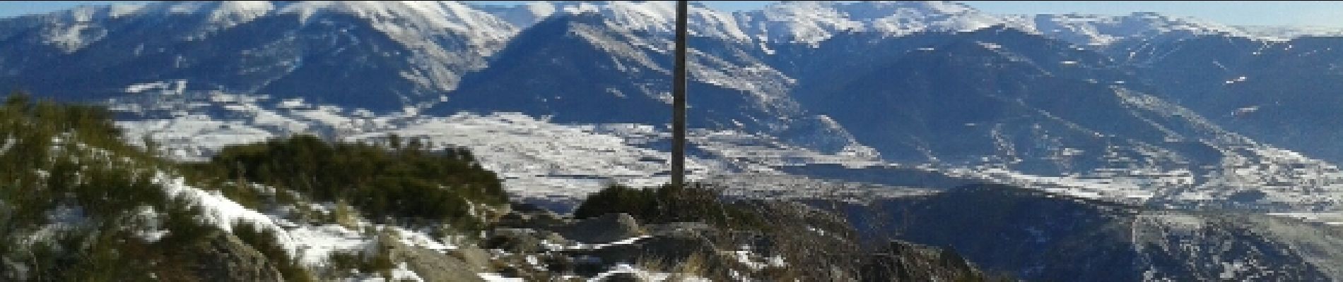 Excursión Raquetas de nieve Font-Romeu-Odeillo-Via - Croix d'Egat - Photo