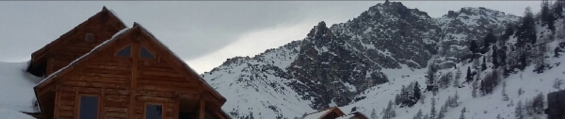 Tocht Sneeuwschoenen Névache - du refuge de Laval au refuge de Buffere - Photo