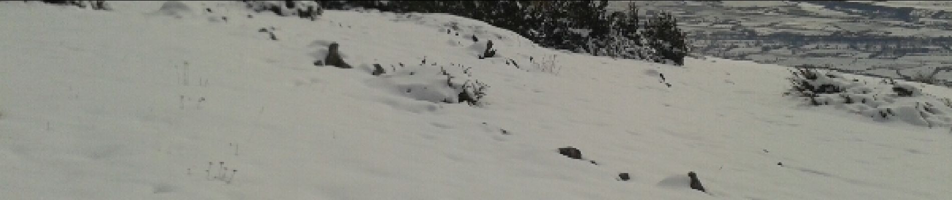 Randonnée Raquettes à neige Dorres - Chapelle de Belloc - Photo