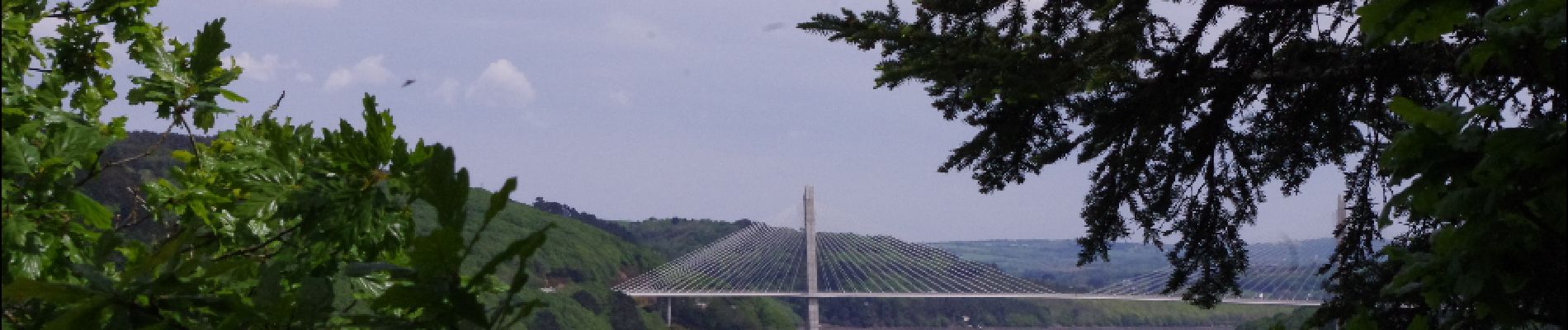 Point d'intérêt Landévennec - Vue sur le pont de Térénez - Photo