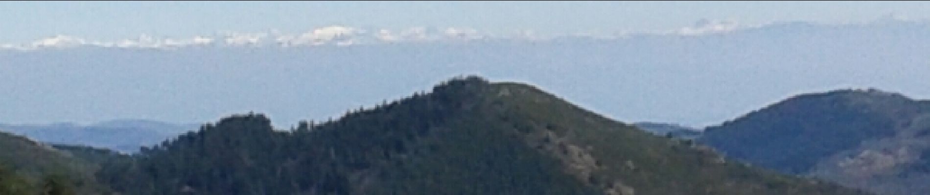 Point d'intérêt Mézilhac - vue sur Mont Blanc - Photo